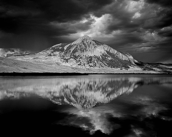 Crested Butte Mountain reflection